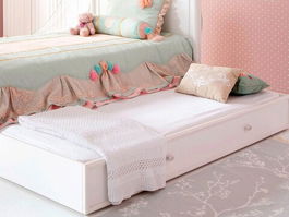 Pat extensibil, Çilek, Romantic Pull-Out Bed (90X190), 96x24x193cm, Multicolor