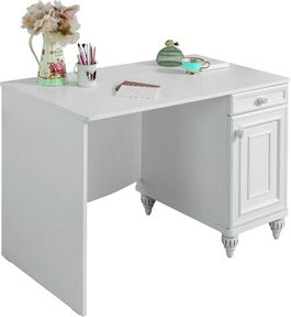 Birou, Çilek, Romantica Study Desk, 106x75x61cm, Multicolor