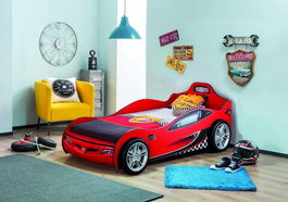 Pat auto, Çilek, Coupe Carbed (Red) (90X190), 109x80x208cm, Multicolor
