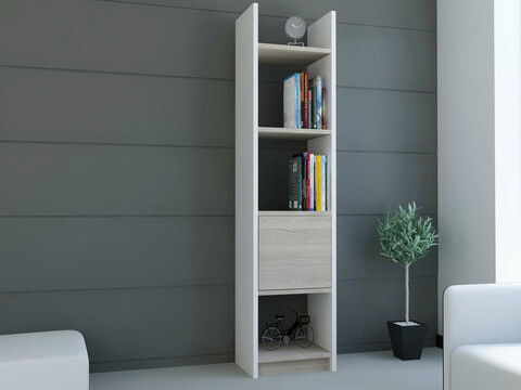 Corp biblioteca, Decorotika, Esbi 103, 33.1x150x29.5cm, Alb / Córdoba