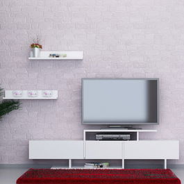 Comoda TV, Decorotika, Enjo, Cm, Alb