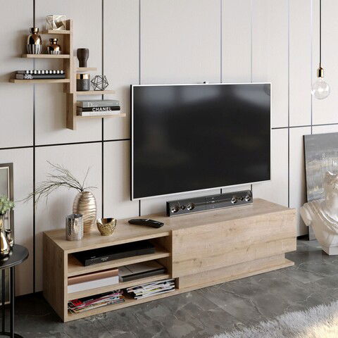 Comoda TV, Decorotika, Linda, Cm, Stejar safir