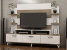 Comoda TV, Decorotika, Diana, 180x143x30cm, Alb / Nuc