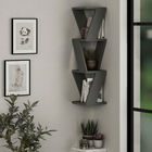 Raft de perete, Decortie, Zena, 22x85x22cm, Antracit