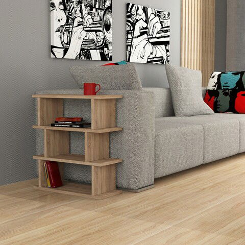 Masuta, Decortie, Totem, 54x60x22cm, Stejar
