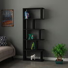 Corp biblioteca, Decortie, Tapi, 62x161x28cm, Antracit