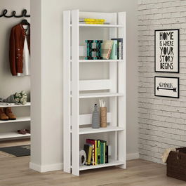 Corp biblioteca, Decortie, Massimo, 57x155x25cm, Alb