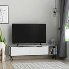 Comoda TV, Decortie, Furoki, 150x50x35cm, Alb / Antracit