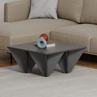 Măsuţă de cafea, Decortie, Diamond, 80x37.8x80cm, Antracit