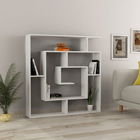 Corp biblioteca, Decortie, Maze, 125x129x22cm, Alb