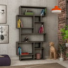 Corp biblioteca, Decortie, Karmato, 96x168.5x25.5cm, Maro inchis