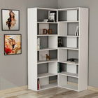 Corp biblioteca, Decortie, Molly N.4, 157.5x178.5x30cm, Alb