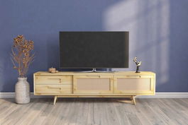 Comoda TV, Dekzy, DZ073, 180x45x30cm, Natural