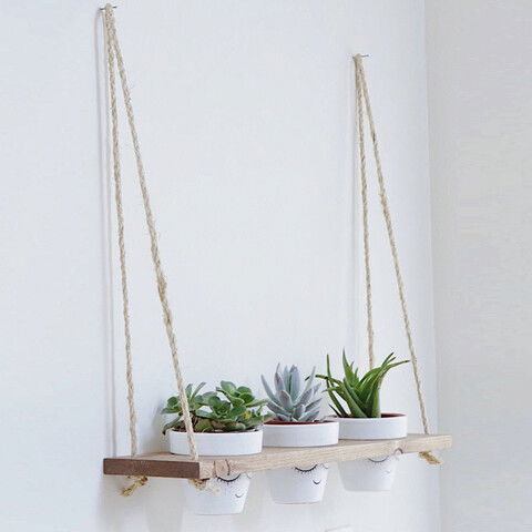 Raft de perete, Evila Originals, GAR003, 60x80x13cm, Nuc