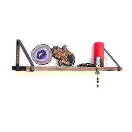 Raft de perete, Evila Originals, LAM023, 60x16x15cm, Nuc