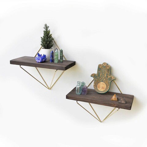 Raft de perete, Evila Originals, WR070, 30x30x14cm, Nuc