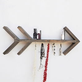 Raft de perete, Evila Originals, Raf254, 52x20x8cm, Nuc