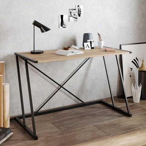 Birou, Hadley, Anemon, 120x75x60cm, Nuc / Negru