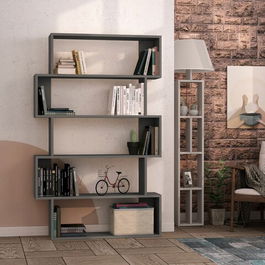 Corp biblioteca, Homitis, Oxford, 95x159x25cm, Antracit