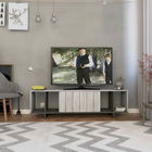 Comoda TV, Homitis, Zitano Tv Stand, 160x37.5x35cm, Alb / Antracit