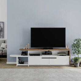 Comoda TV, Homitis, Lyra, 167x44.8x33cm, Alb / Hitit