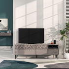 Comoda TV, Homitis, Heaton, 144.6x48.4x35.6cm, Mocha ușoară