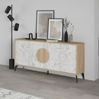 Consolă, Homitis, Gora, 180x82x35.6cm, Stejar / Carrara