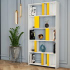 Corp biblioteca, Hommy Craft, Lima, 90x180x20cm, Alb / Galben