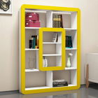 Corp biblioteca, Hommy Craft, Orkide, 108.4x140x21.8cm, Alb / Galben