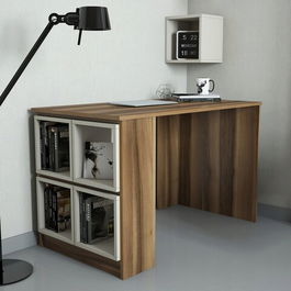 Birou, Hommy Craft, Box, 120x75x65cm, Nuc / Cremă