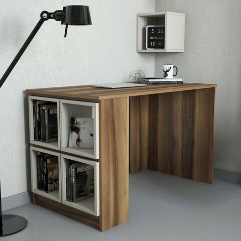 Birou, Hommy Craft, Box, 120x75x65cm, Nuc / Cremă