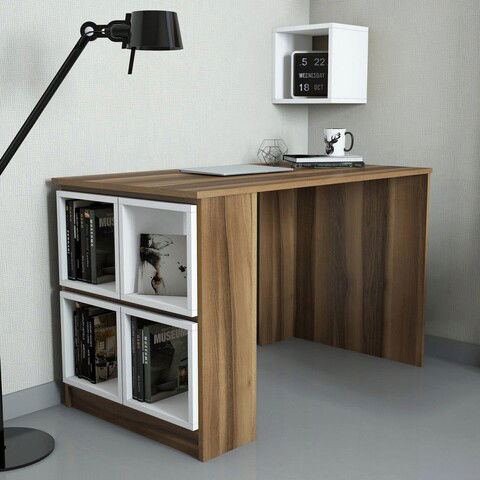 Birou, Hommy Craft, Box, 120x75x65cm, Nuc / Alb