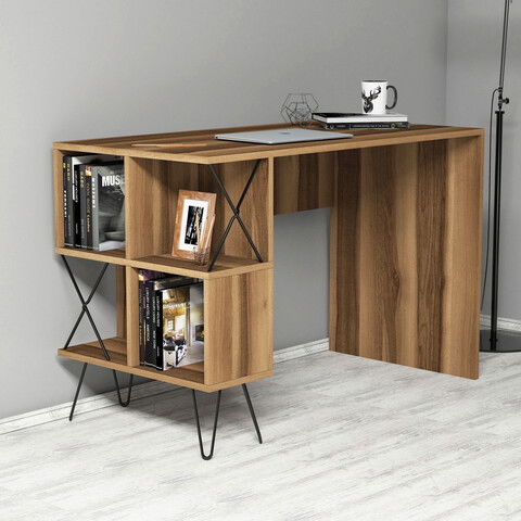 Birou, Hommy Craft, Extra, 120x78.8x60cm, Nuc / Negru