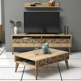 Set mobilier living, Hommy Craft, Line, Stejar