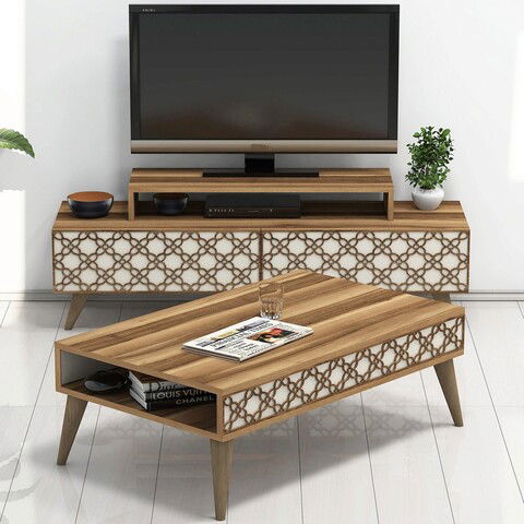 Set mobilier living, Hommy Craft, City, Nuc / Cremă