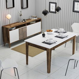 Set mobilier living, Hommy Craft, Milan 522, Nuc / Alb