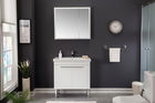 Set mobilier de baie (3 piese), Jussara, Salda 80 WH, Alb