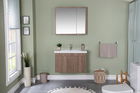 Set mobilier de baie (3 piese), Jussara, Bryce 80, Maro