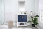 Set mobilier de baie (2 piese), Jussara, Yampa 30, Albastru inchis