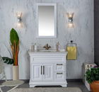 Set mobilier de baie (2 piese), Jussara, Huron 36, Alb