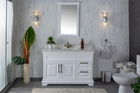 Set mobilier de baie (2 piese), Jussara, Huron 48, Alb