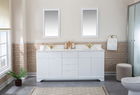Set mobilier de baie (3 piese), Jussara, Teton 72, Alb