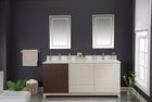 Set mobilier de baie (3 piese), Jussara, Ohio 72, Cremă