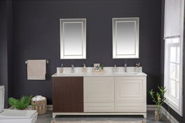 Set mobilier de baie (3 piese), Jussara, Ohio 72, Cremă