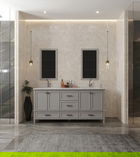 Set mobilier de baie (3 piese), Jussara, Yukon 72, Gri