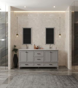 Set mobilier de baie (3 piese), Jussara, Yukon 72, Gri