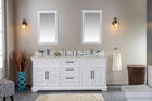 Set mobilier de baie (3 piese), Jussara, Huron 72, Alb