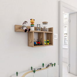 Raft de perete, Kalune Design, Room, 72x37x18cm, Pin