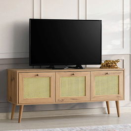 Comoda TV, Kalune Design, Likya 140, 140x60x40cm, Stejar