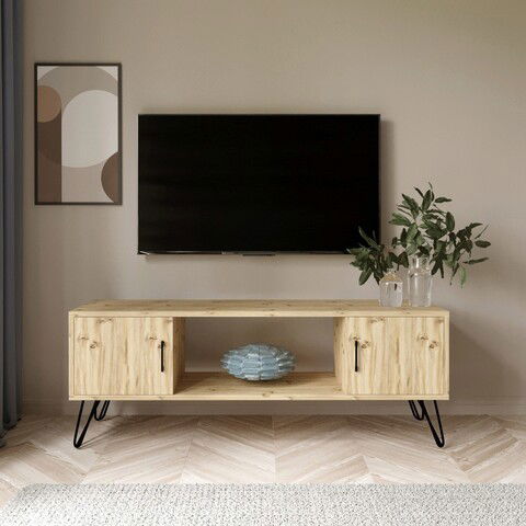 Comoda TV, Lacivert, Seyhan, 150x60x40cm, Stejar